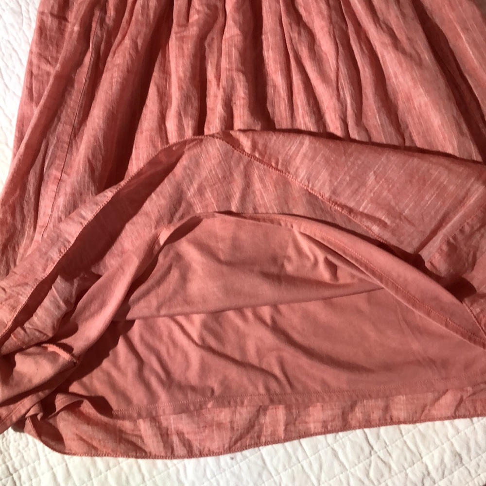Studio M size Large Cotton midi dress with off shoulder options. Color 🍑 like. - Picture 7 of 7